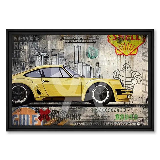 Cadre Turbo 911 Yellow – Collection Rubix CADRAVEN