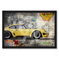 Cadre Turbo 911 Yellow – Collection Rubix CADRAVEN