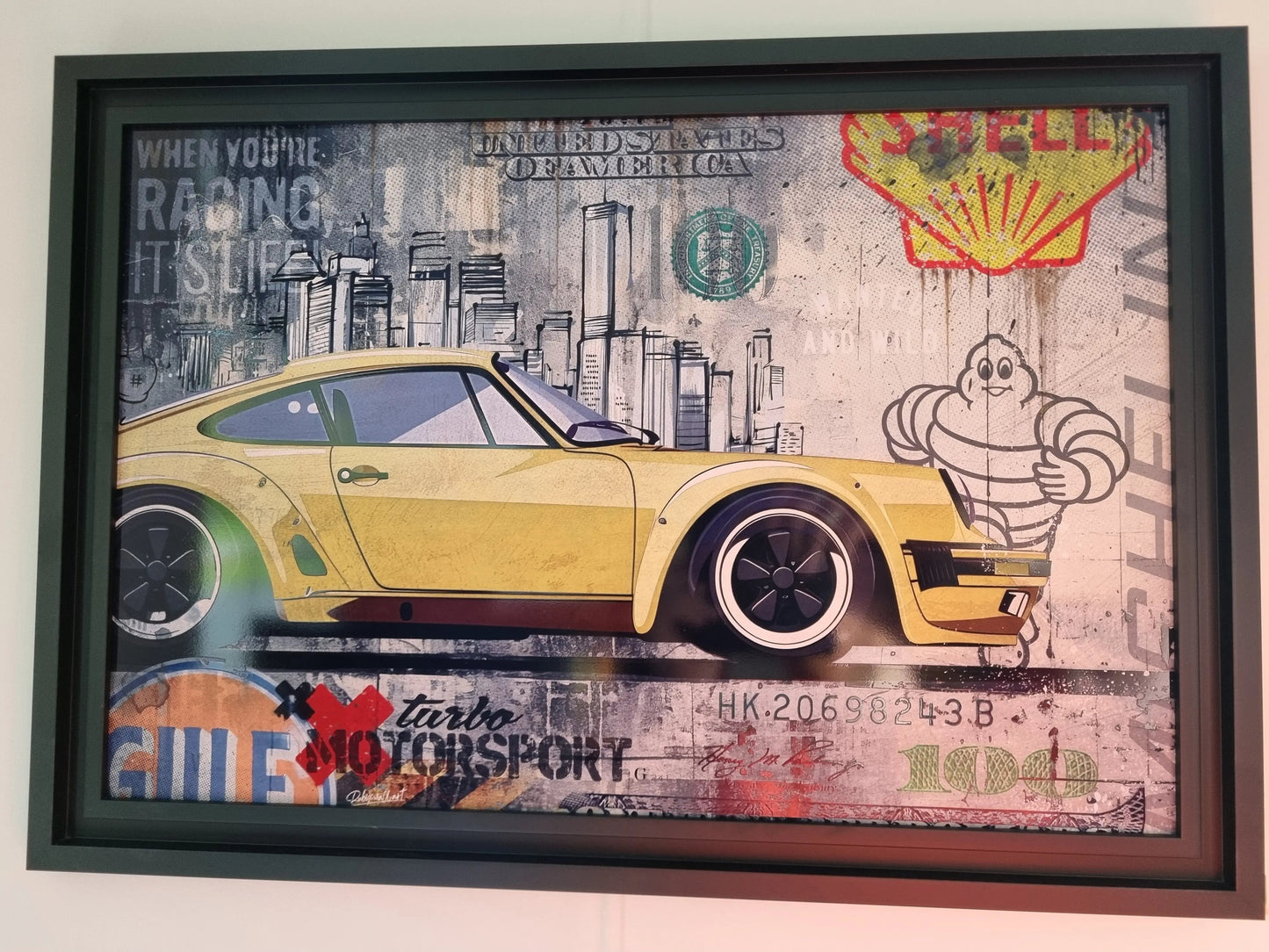 Cadre Turbo 911 Yellow – Collection Rubix CADRAVEN