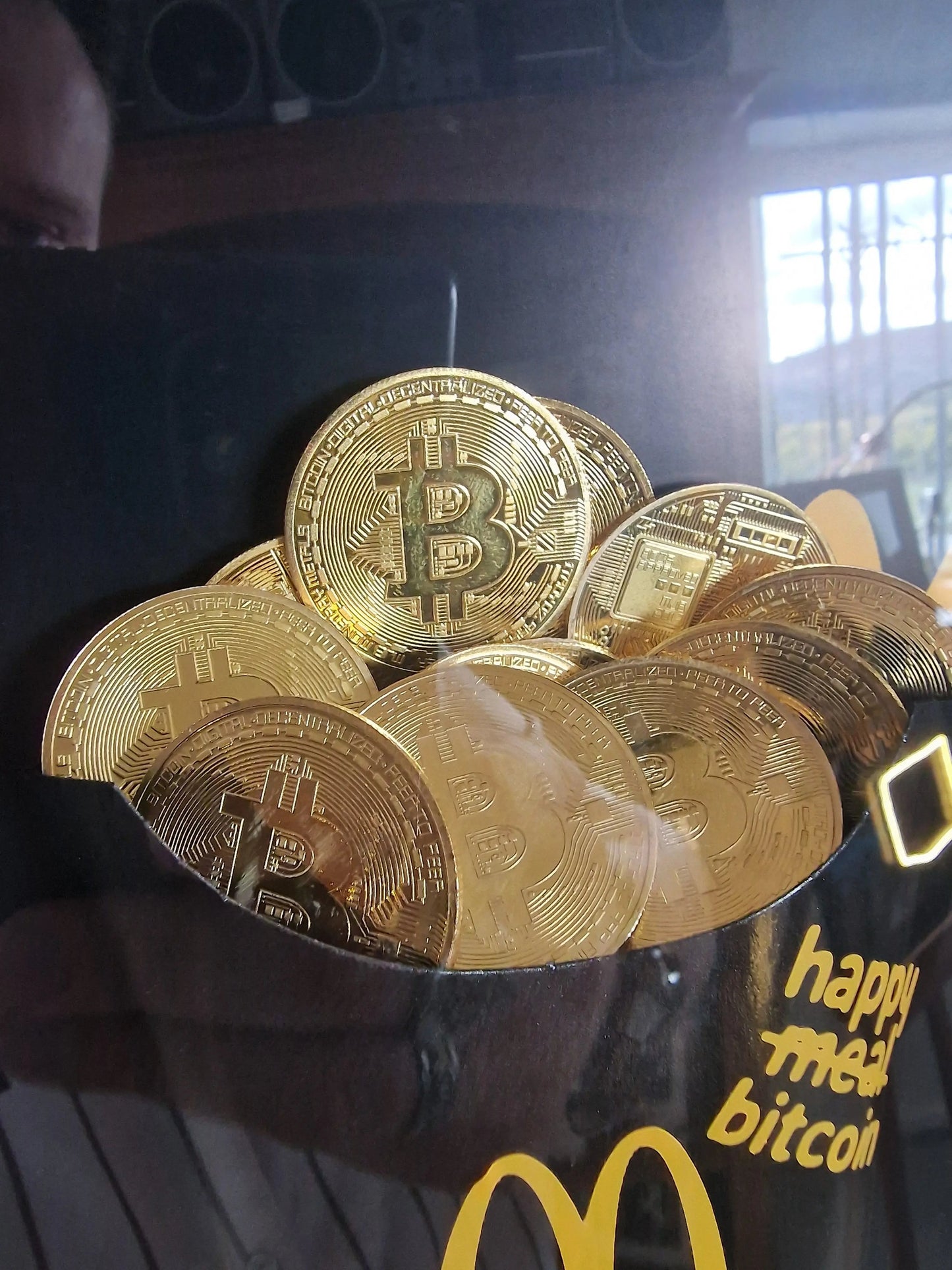 Cadre artistique “Happy Bitcoin” –edition limité Vintagedison