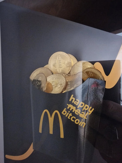 Cadre artistique “Happy Bitcoin” –edition limité Vintagedison