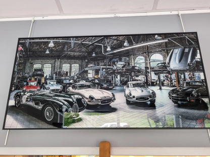 Cadre garage de rêve Impression sur verre CADRAVEN