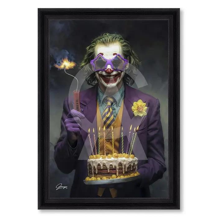 Cadre le joker Happy Birthday To Me – Alexandre Granger CADRAVEN