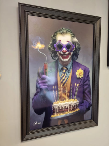 Cadre le joker Happy Birthday To Me – Alexandre Granger CADRAVEN