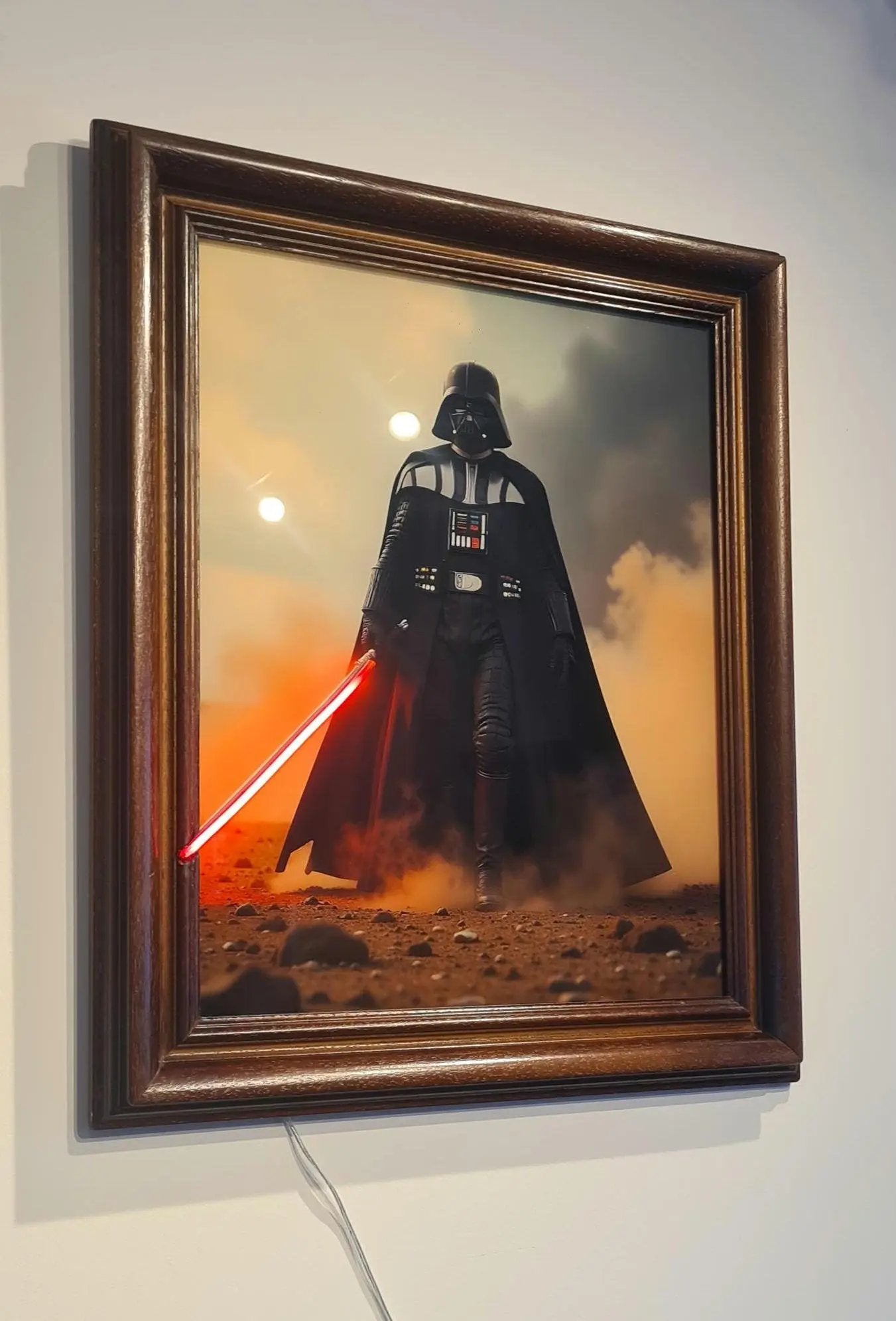 Cadre led "dark vador" Etsy