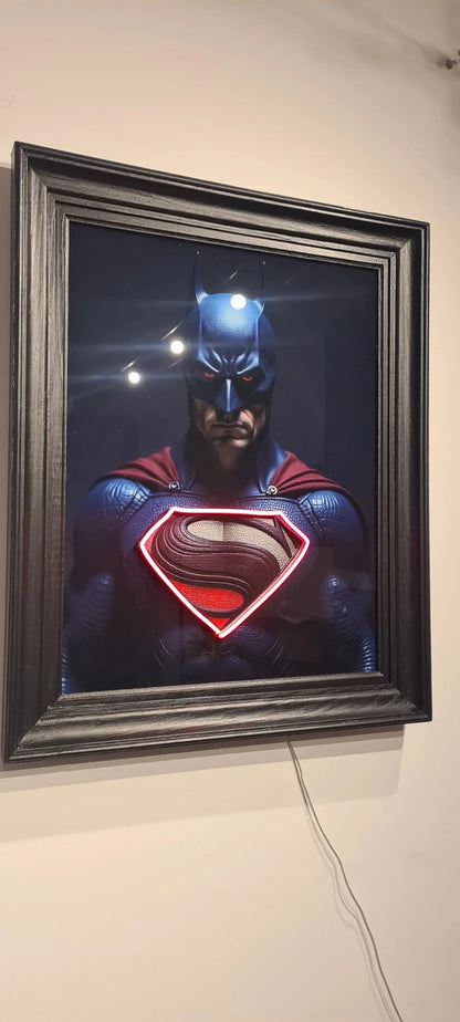 Cadre led "super batman " Etsy