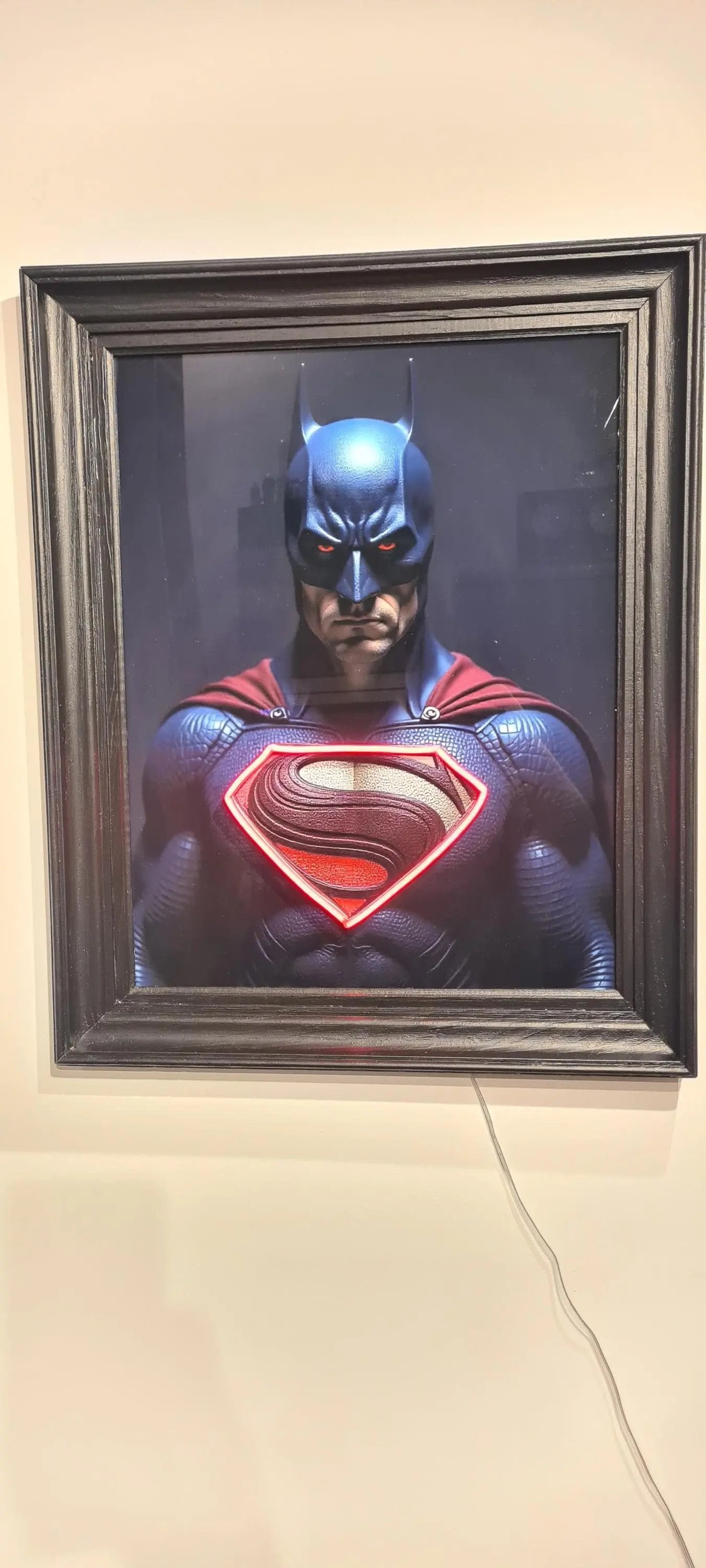 Cadre led "super batman " Etsy