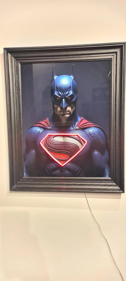 Cadre led "super batman " Etsy