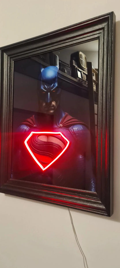 Cadre led "super batman " Etsy