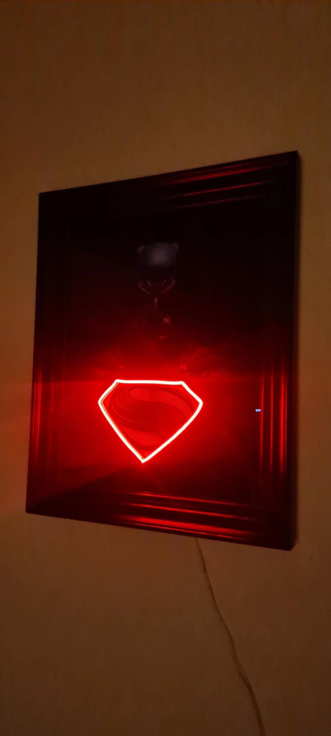 Cadre led "super batman " Etsy