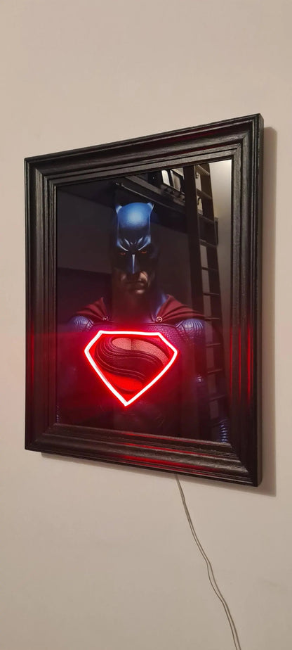 Cadre led "super batman " Etsy