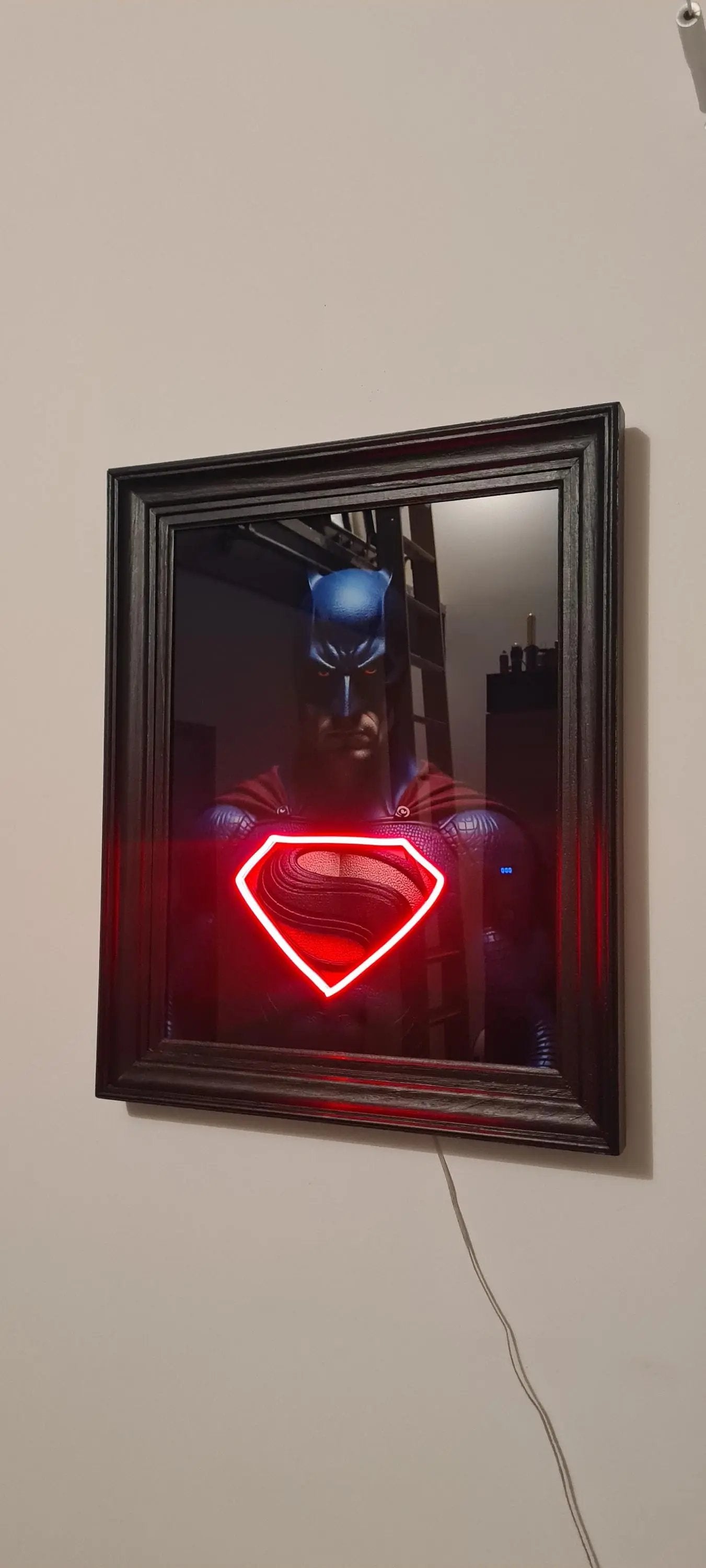Cadre led "super batman " Etsy