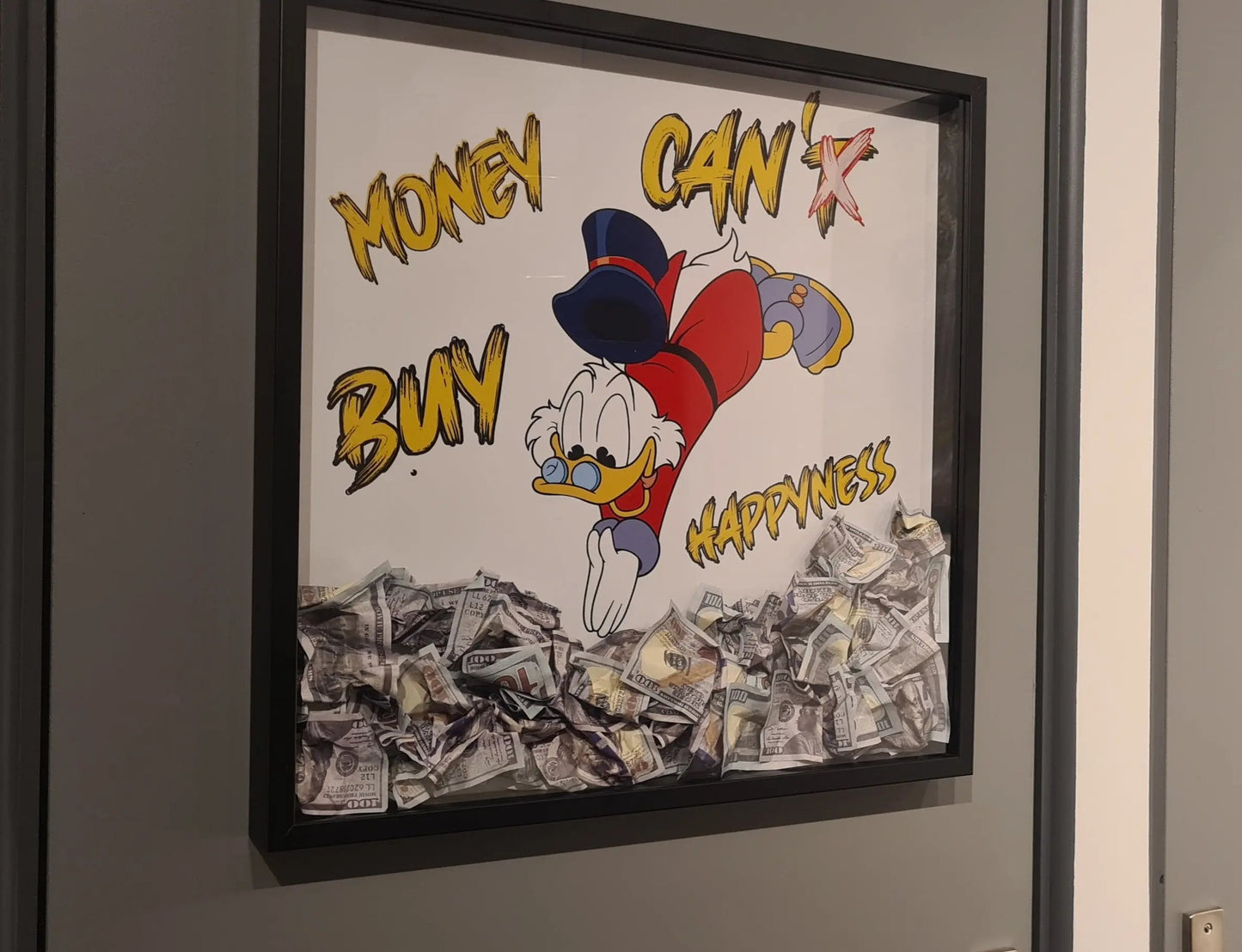 Cadre piscou "Plongée dans le Bonheur" grand format edition limité Vintagedison