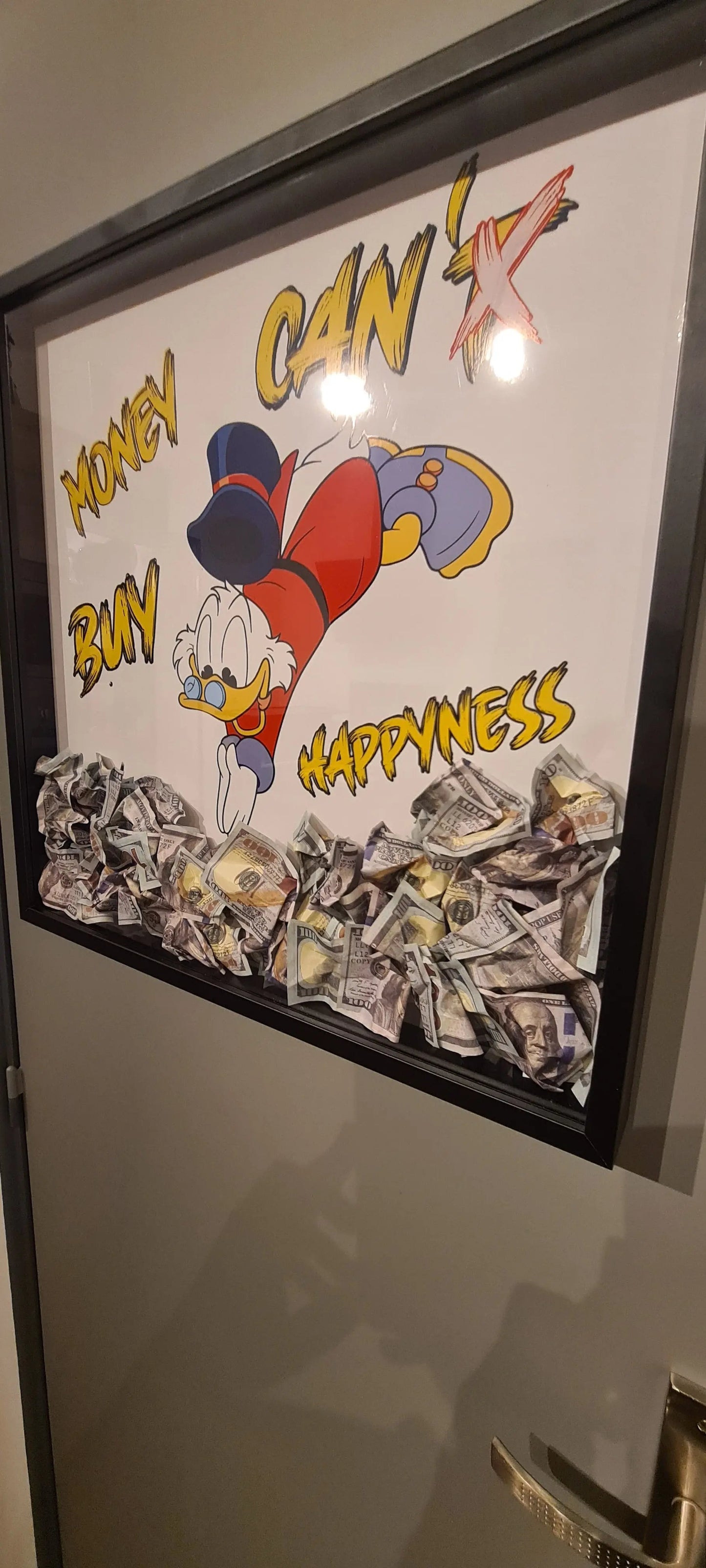 Cadre piscou "Plongée dans le Bonheur" grand format edition limité Vintagedison