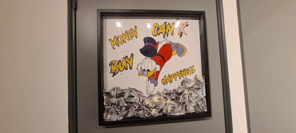 Cadre piscou "Plongée dans le Bonheur" grand format edition limité Vintagedison