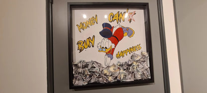 Cadre piscou "Plongée dans le Bonheur" grand format edition limité Vintagedison