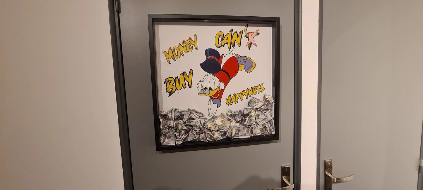 Cadre piscou "Plongée dans le Bonheur" grand format edition limité Vintagedison