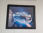 Cadre Lumineux Faucon Millenium 40x50 cm – Propulseurs LED – Décoration Murale Inspirée Star Wars