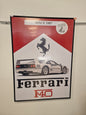 Cadre décoratif Ferrari F40 – Affiche hommage à la supercar mythique (Format 54 × 74 cm)