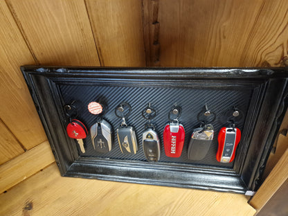 Cadre supercars 7 clés – Dream Week Edition | Porte-clés mural voitures de prestige