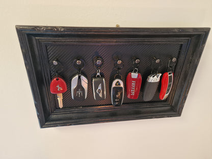 Cadre supercars 7 clés – Dream Week Edition | Porte-clés mural voitures de prestige