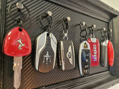 Cadre supercars 7 clés – Dream Week Edition | Porte-clés mural voitures de prestige