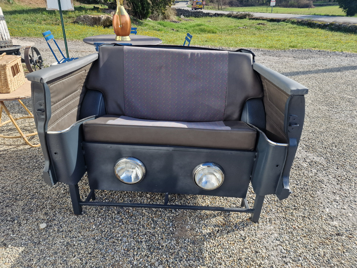 Canapé  Mini Austin – Canapé / bar  automobile vintage