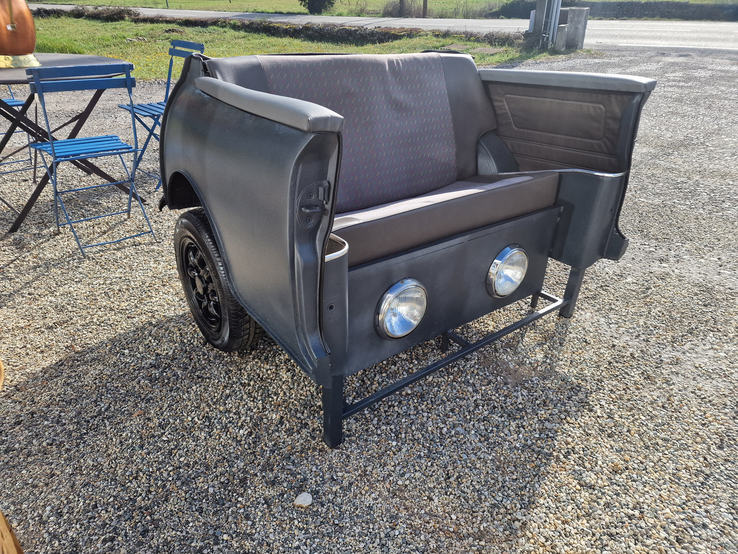 Canapé  Mini Austin – Canapé / bar  automobile vintage