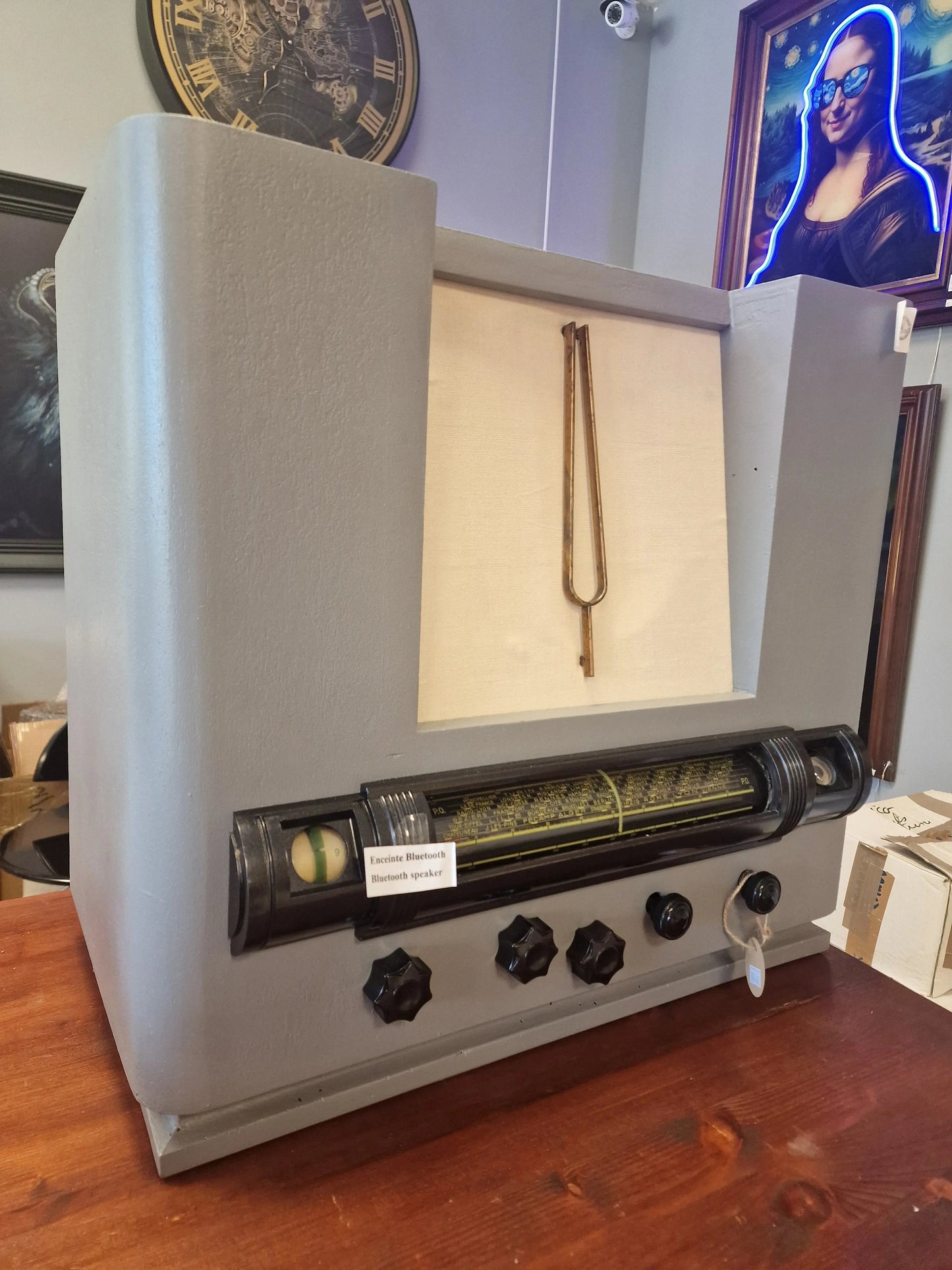 ENCEINTE BLUETOOTH GRISE XXL Vintagedison