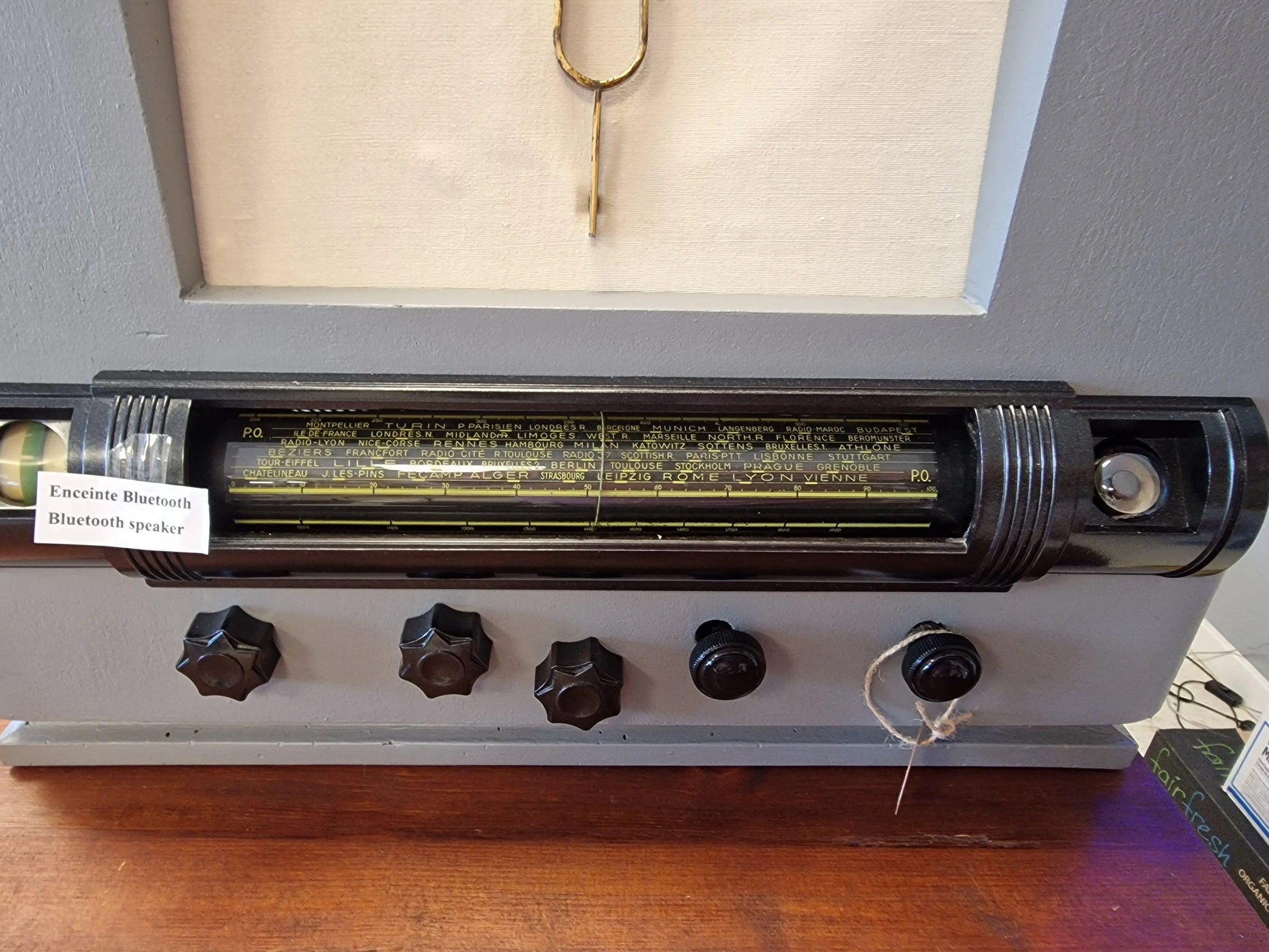 ENCEINTE BLUETOOTH GRISE XXL Vintagedison