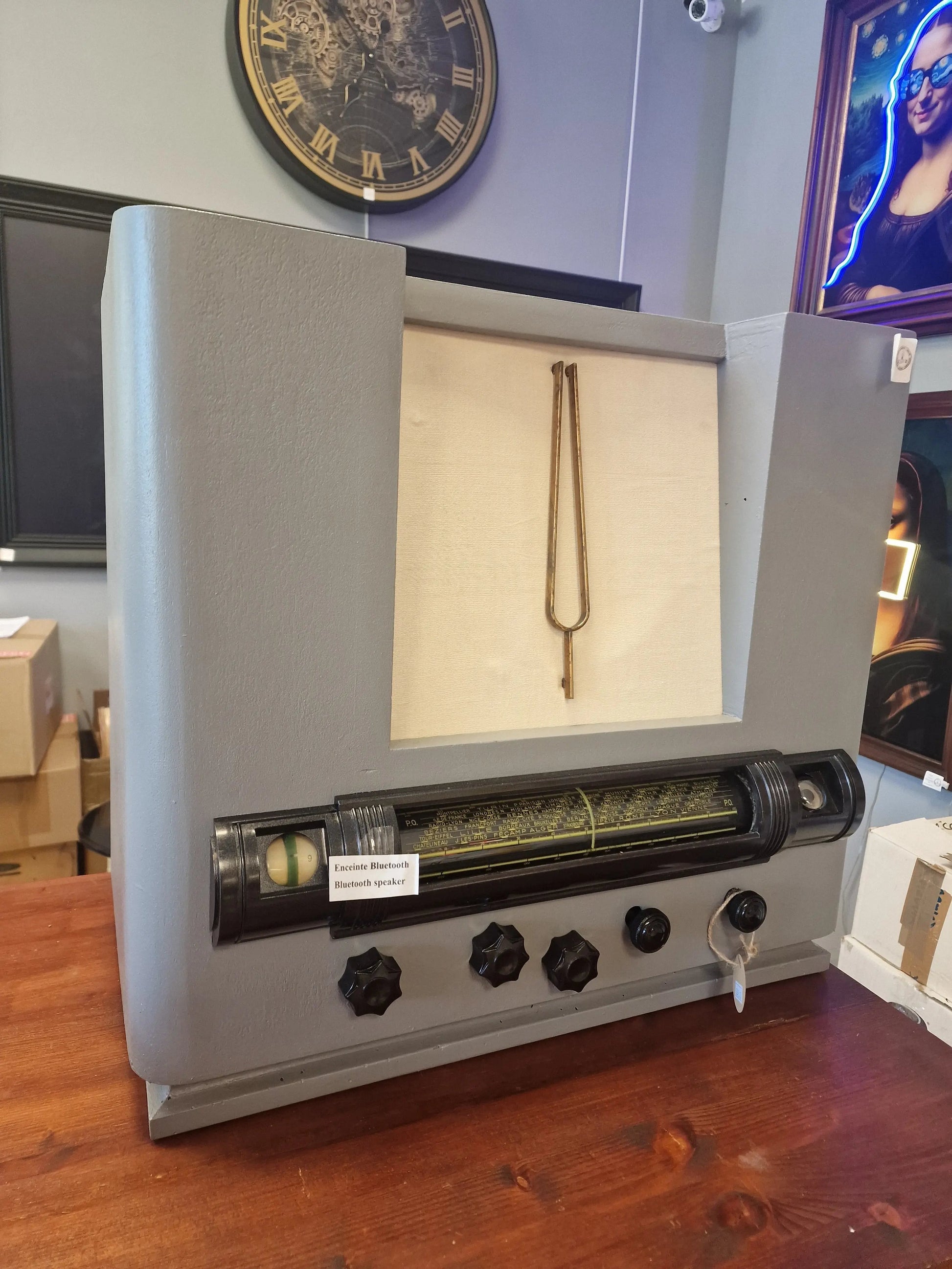 ENCEINTE BLUETOOTH GRISE XXL Vintagedison