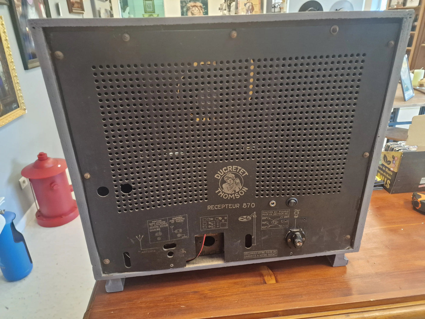 ENCEINTE BLUETOOTH GRISE XXL Vintagedison