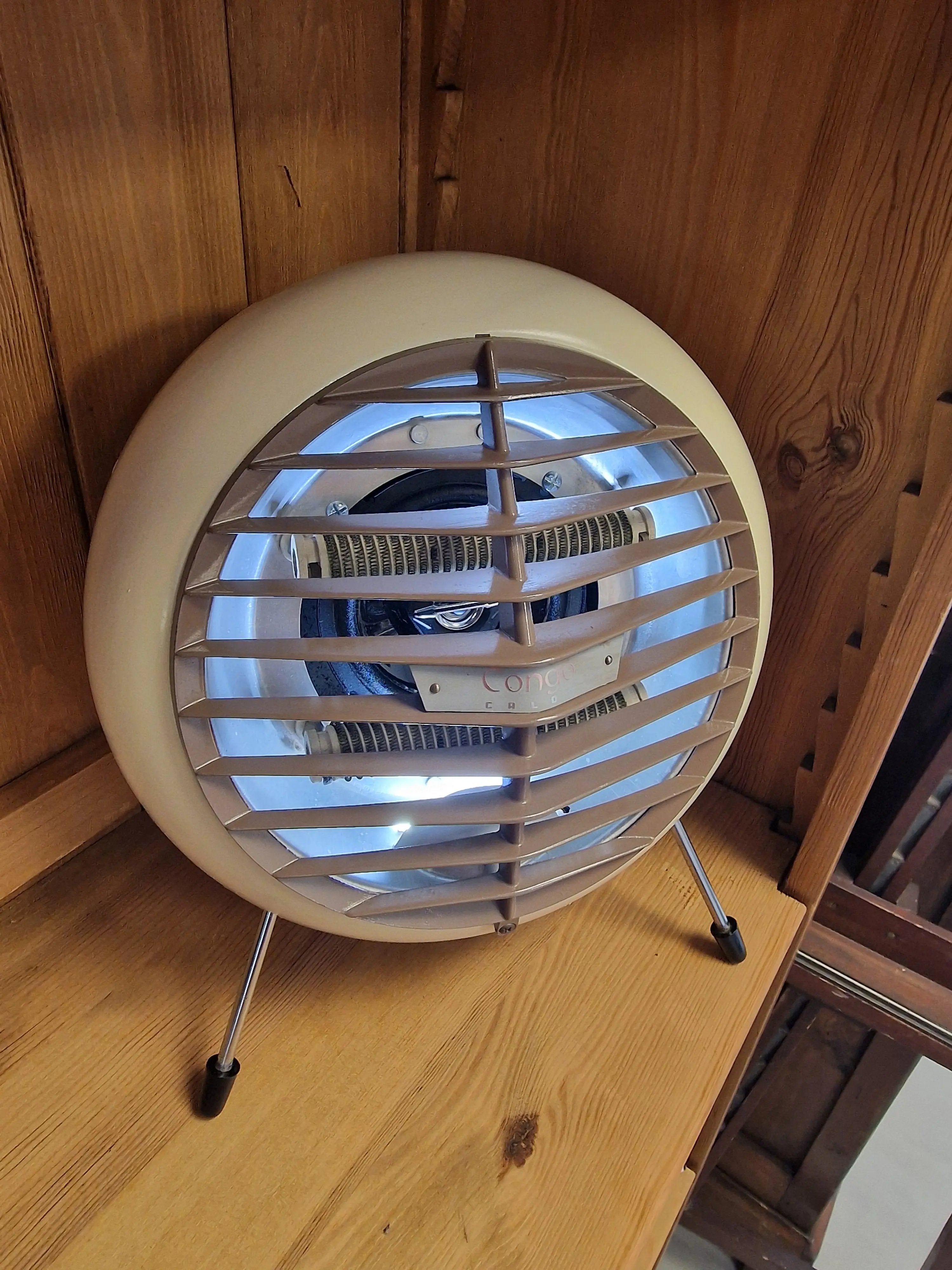 🔥 Enceinte Bluetooth Unique – Radiateur Calor congo Vintage Recyclé (44 x 33 cm) Vintagedison