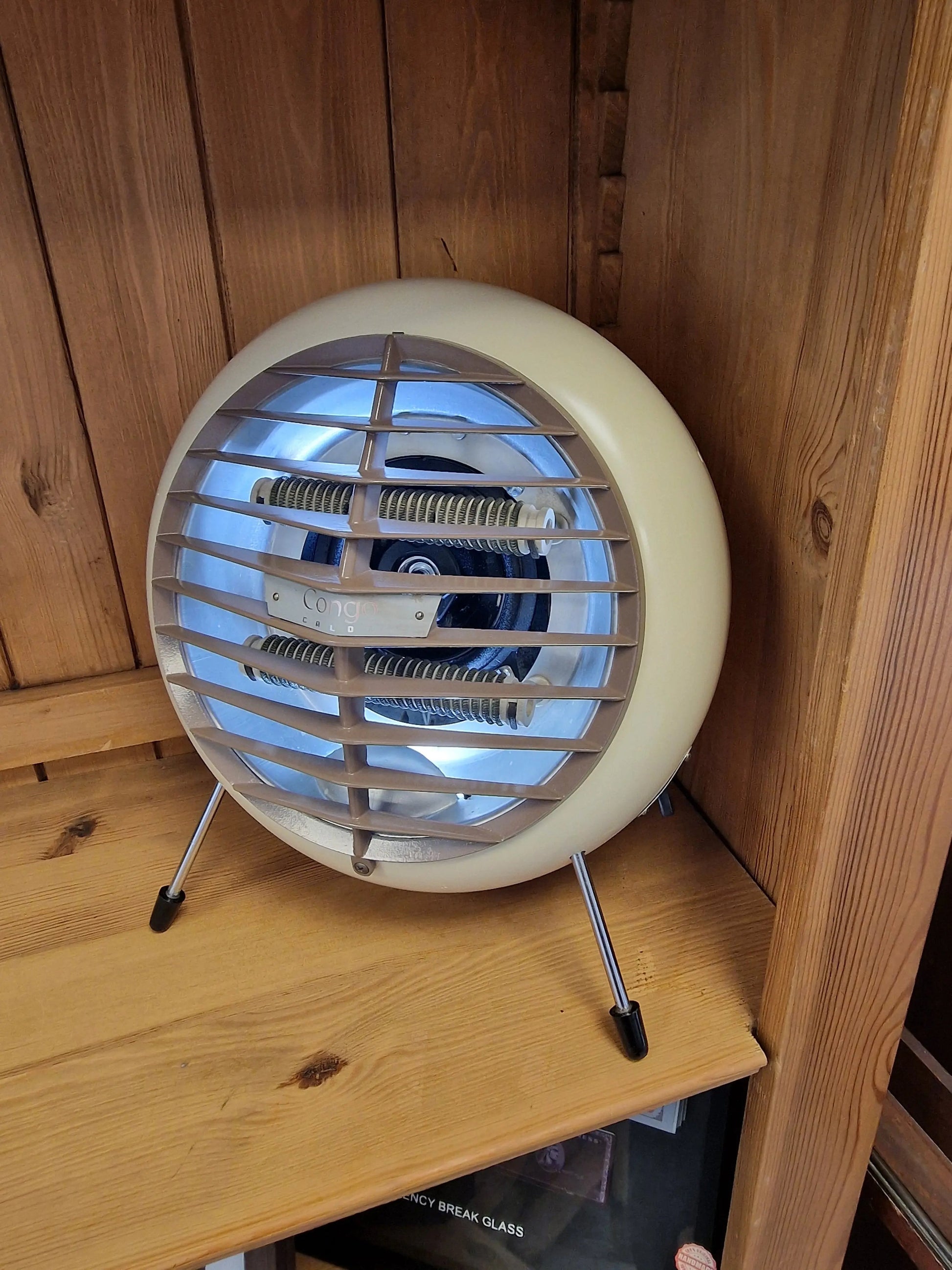 🔥 Enceinte Bluetooth Unique – Radiateur Calor congo Vintage Recyclé (44 x 33 cm) Vintagedison