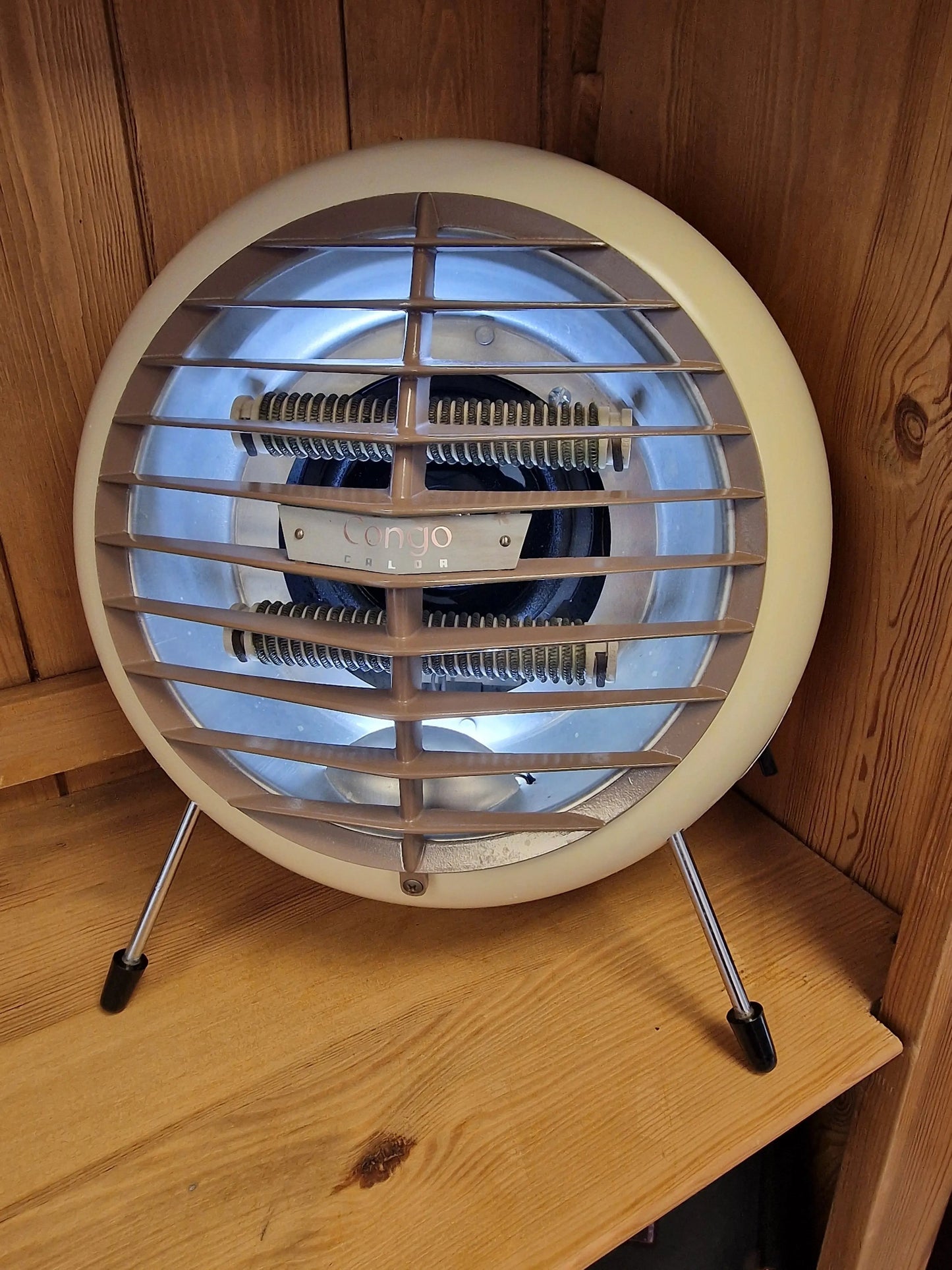 🔥 Enceinte Bluetooth Unique – Radiateur Calor congo Vintage Recyclé (44 x 33 cm) Vintagedison