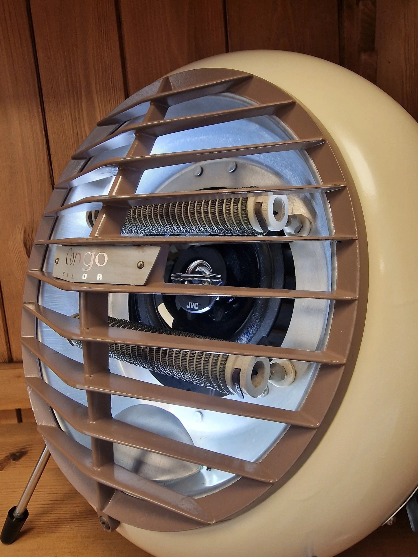 🔥 Enceinte Bluetooth Unique – Radiateur Calor congo Vintage Recyclé (44 x 33 cm) Vintagedison