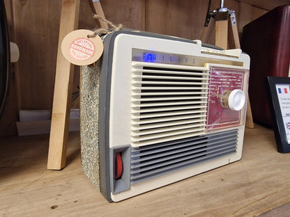 Enceinte Bluetooth phillips dans ancienne radio Vintagedison