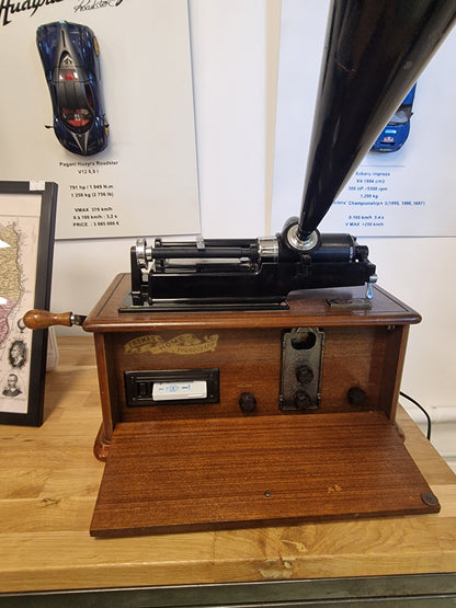 Enceinte Bluetooth ancienne radio Spirit of St. Louis – Style Phonographe Vintage | Fabriquée en Ardèche