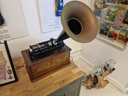 Enceinte Bluetooth ancienne radio Spirit of St. Louis – Style Phonographe Vintage | Fabriquée en Ardèche