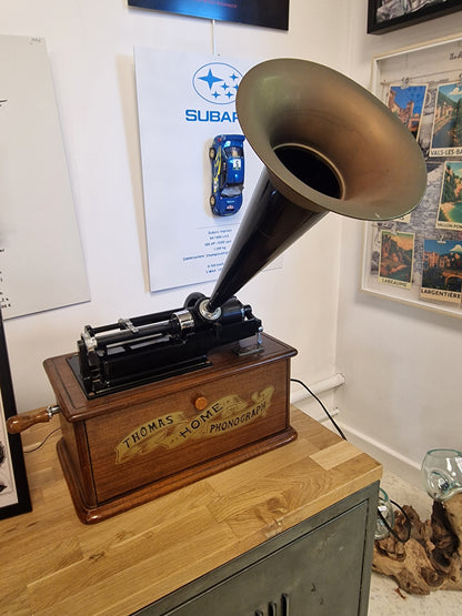 Enceinte Bluetooth ancienne radio Spirit of St. Louis – Style Phonographe Vintage | Fabriquée en Ardèche