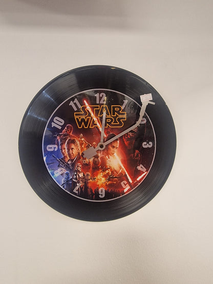 Horloge Vinyle star wars – Une Horloge Vintage Unique pour les Fans de star wars