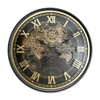 Horloge à engrenages avec verre – Ø 65 cm CADRAVEN