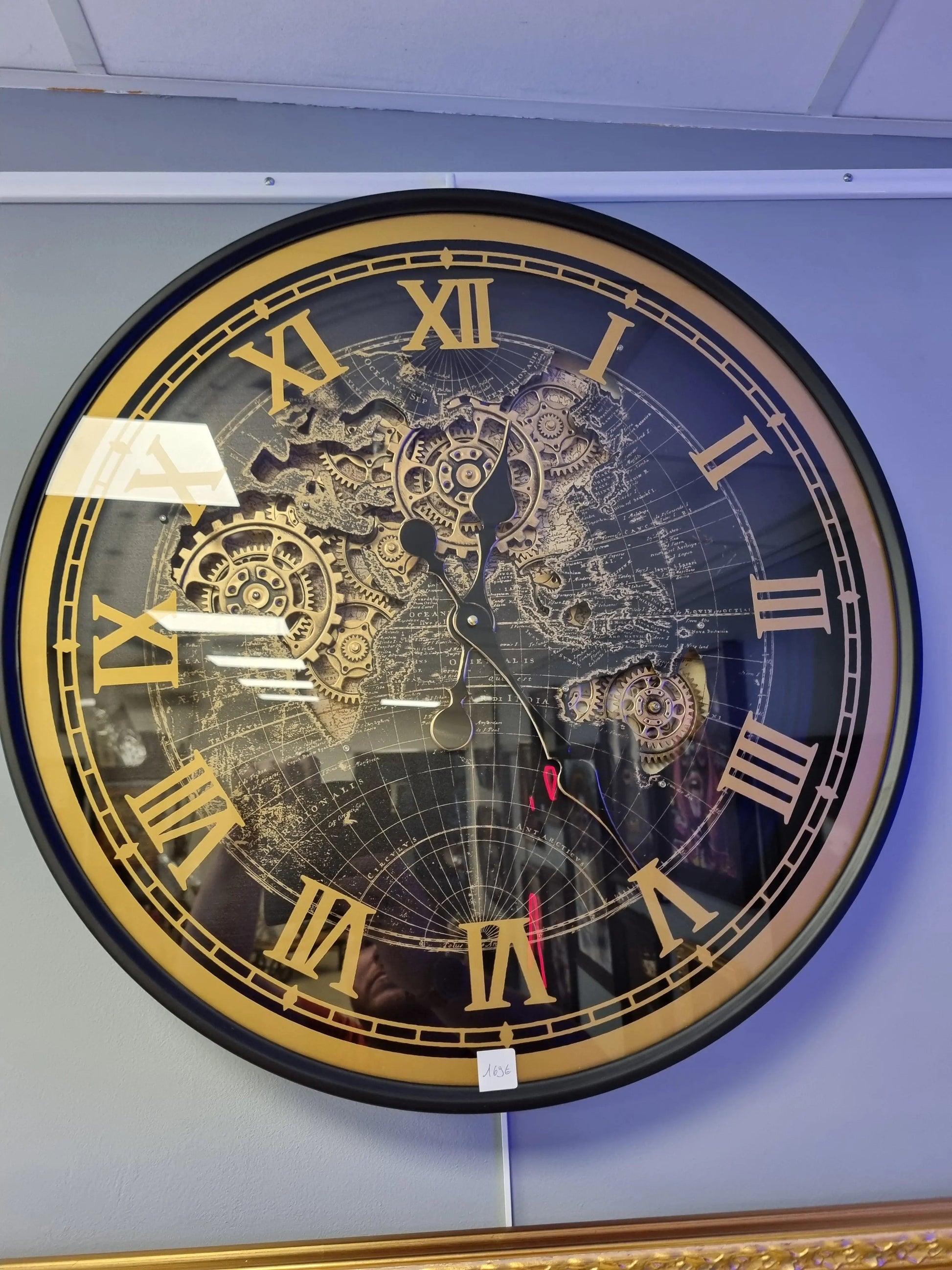 Horloge à engrenages avec verre – Ø 65 cm CADRAVEN