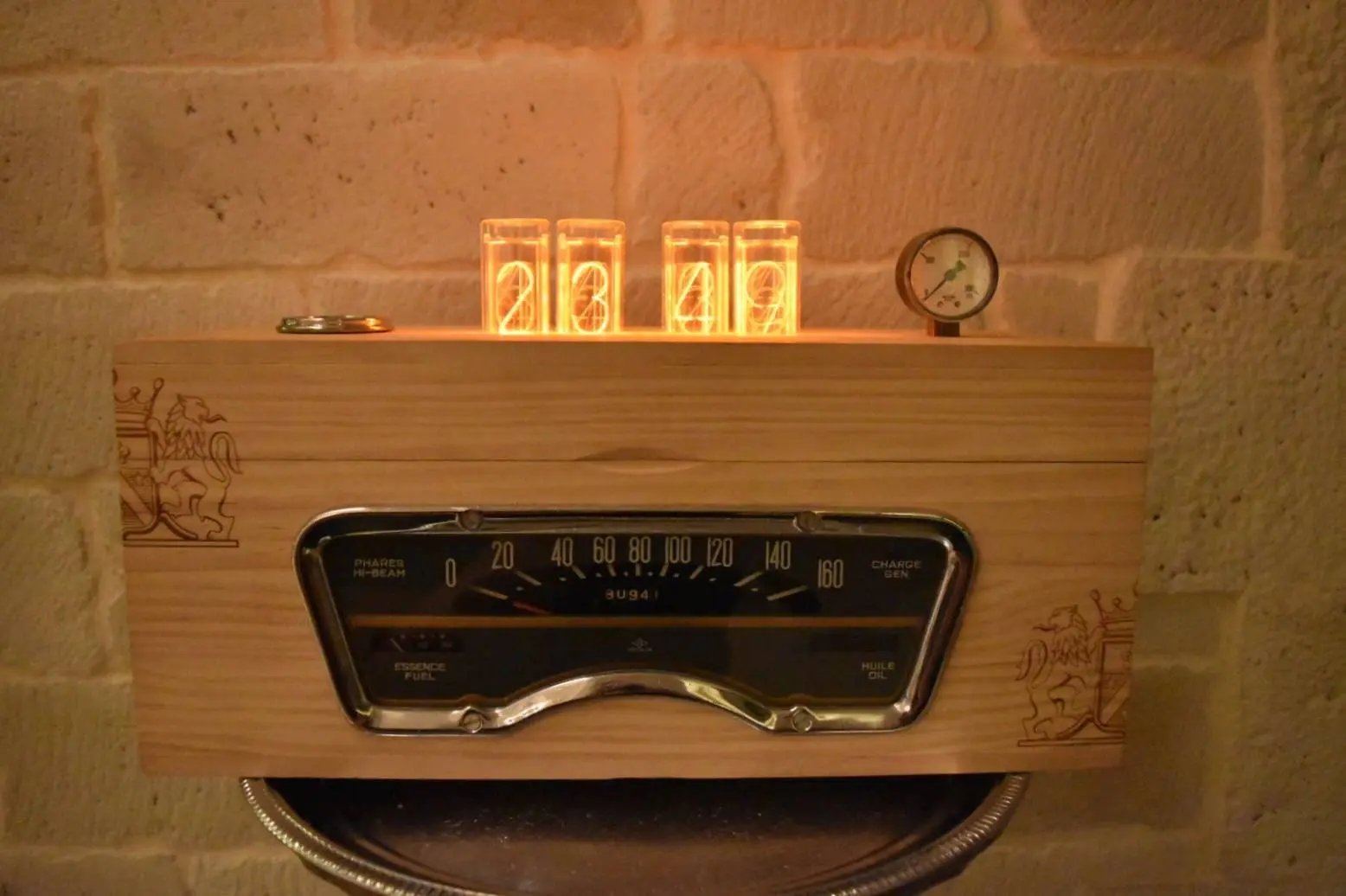 Horloge  nixie  led compteur voiture Etsy
