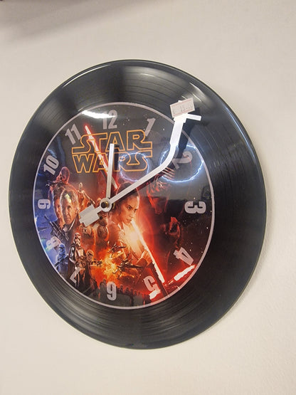 Horloge Vinyle star wars – Une Horloge Vintage Unique pour les Fans de star wars