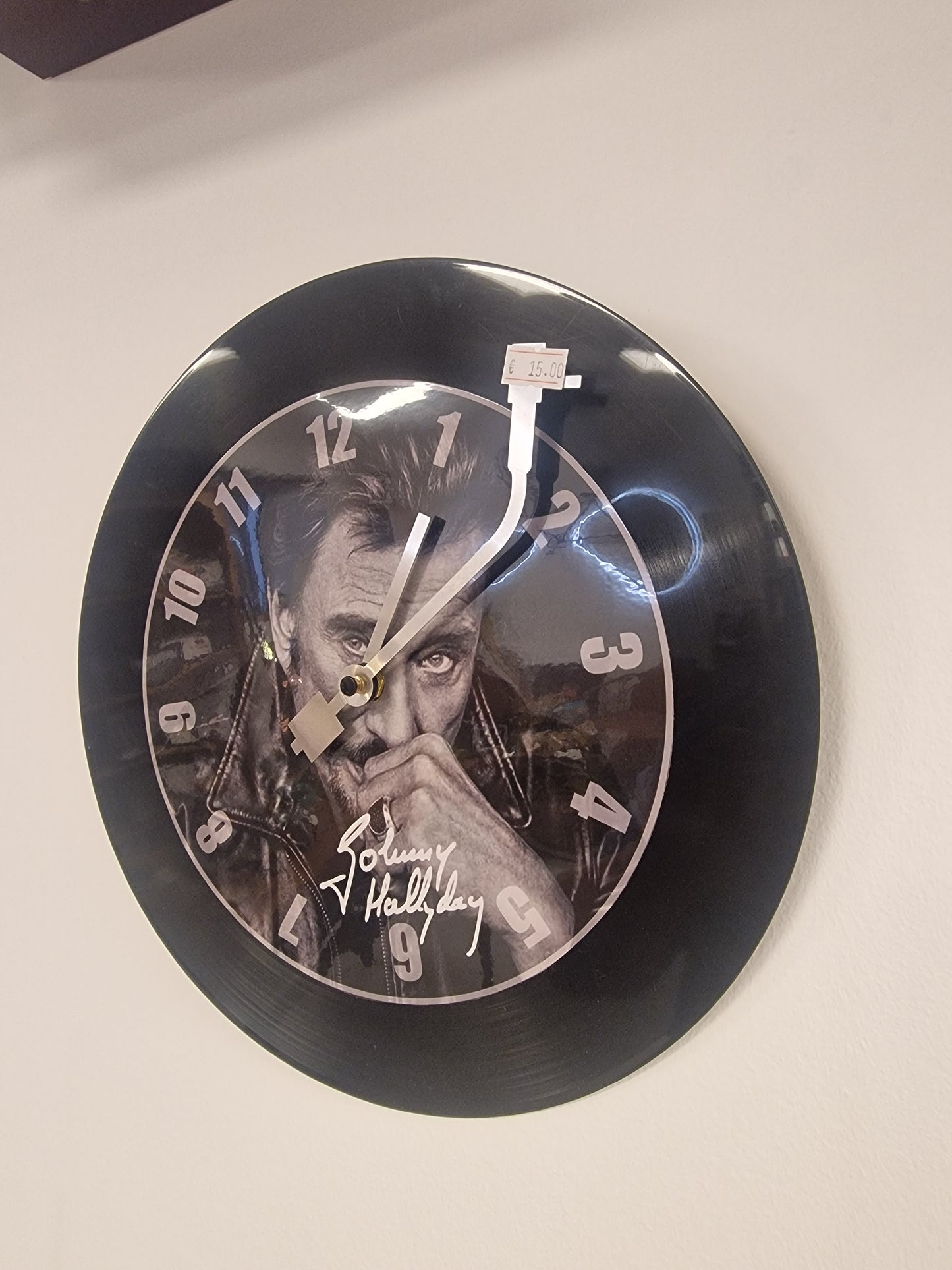 Horloge Vinyle Personnalisée Johnny Hallyday – Une Horloge Vintage Unique pour les Fans de Johnny hallyday