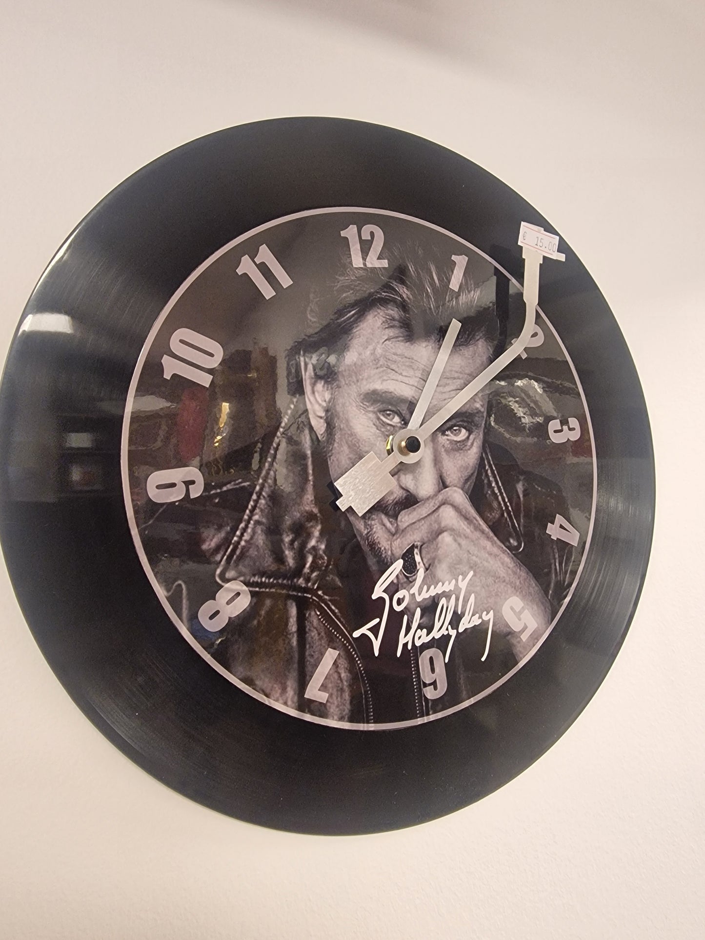 Horloge Vinyle Personnalisée Johnny Hallyday – Une Horloge Vintage Unique pour les Fans de Johnny hallyday