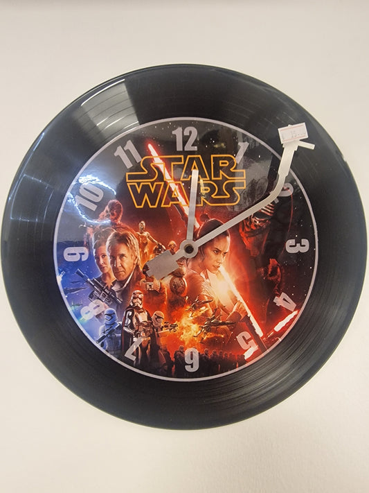 Horloge Vinyle star wars – Une Horloge Vintage Unique pour les Fans de star wars