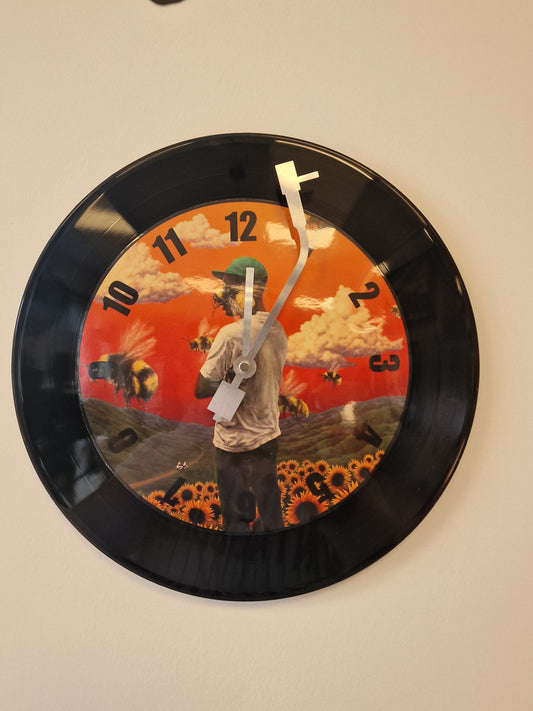 Horloge Vinyle tyler the creator – Une Horloge Vintage Unique pour les Fans de Tyler the creator