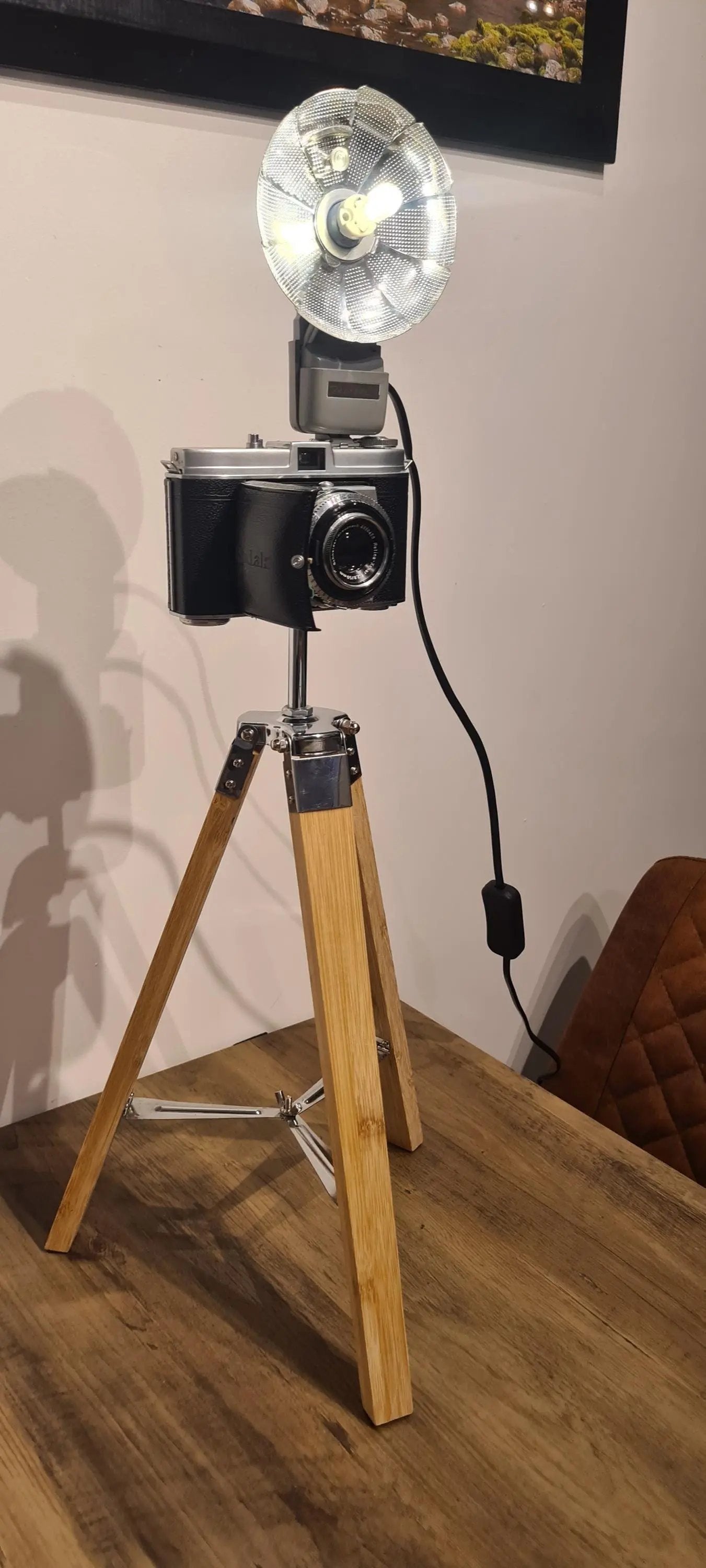 Lampe Appareil Photo kodak retina 1b trépied bois Etsy